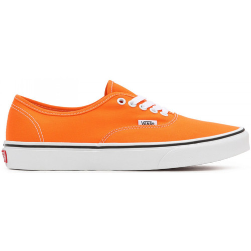 Chaussures Homme Chaussures de Skate Vans Womens Authentic Orange