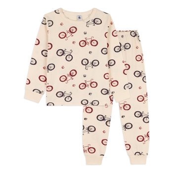 Vêtements Garçon Pyjamas / Chemises de nuit Petit Bateau CHIFFRE Multicolore