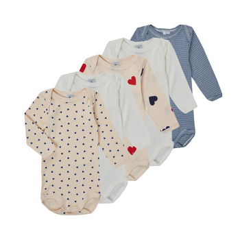 Vêtements Enfant Pyjamas / Chemises de nuit Petit Bateau A05KE X5 Multicolore