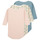 Vêtements Fille Pyjamas / Chemises de nuit Petit Bateau A05NM X3 Multicolore
