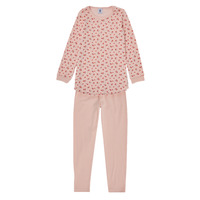 Vêtements Fille Pyjamas / Chemises de nuit Petit Bateau CAGETTE Rose / Rouge