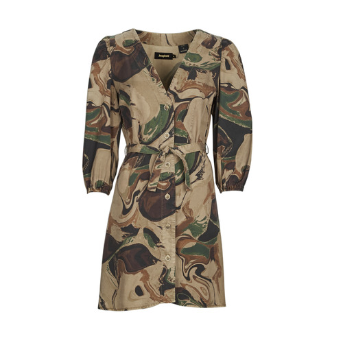 Desigual ROSA Beige / Kaki - Livraison Gratuite | Spartoo ! - Vêtements  Robes courtes Femme 50,00 €