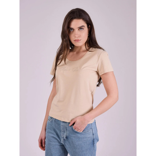 Vêtements Femme T-shirts & Polos Project X Paris Tee Shirt F221114 Beige