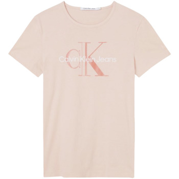 Vêtements Femme T-shirts manches courtes Calvin Klein Jeans Classic Rose