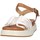 Chaussures Femme Sandales et Nu-pieds Civicoquattordici 204j santal Femme Blanc et cuir Multicolore