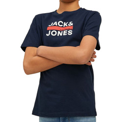 Vêtements Garçon T-shirts & Polos Jack & Jones 12214074 Bleu