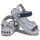 Chaussures Enfant Tongs Sneakers Crocs SANDAL CROCBAND GREY/NAVY Gris