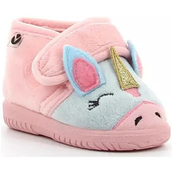 Chaussures Fille Chaussons bébés Victoria PANTOUFLES ANIMAUX Rose