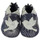 Chaussures Fille Chaussons bébés Robeez KING BIRD COW SUEDE MARINE GLITTER Bleu