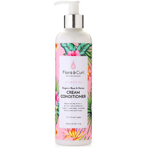 Beauté Femme Soins & Après-shampooing Flora And Curl Hydrate Me Organic Rose & Honey Cream Conditioner 