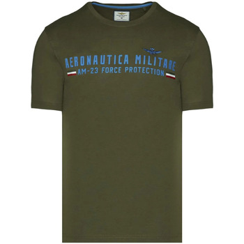 Vêtements Homme Débardeurs / T-shirts sans manche Aeronautica Militare 221TS1942J538 VERDE MILITARE Kaki