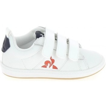 Chaussures Garçon Baskets mode Le Coq Sportif Tadashi Shoji floral-lace handkerchief-hem dress Blanc