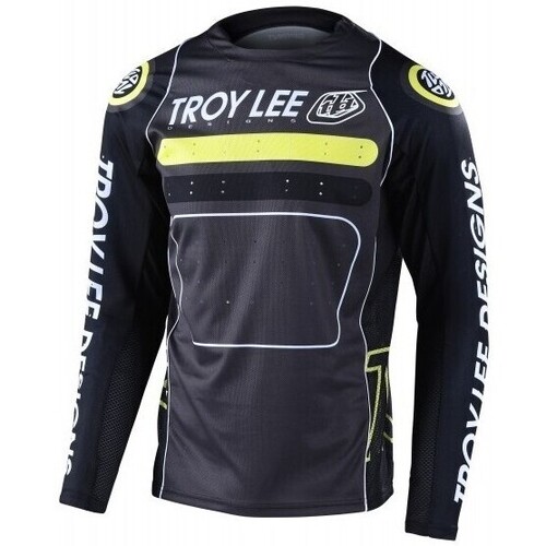 Vêtements Femme T-shirts & Polos Troy Lee Designs TLD Maillot Sprint Drop In - Black/Green Noir