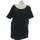 Vêtements Femme T-shirts & Polos Maison Scotch 38 - T2 - M Noir