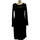 Vêtements Femme Robes longues Pause Cafe Robe Mi-longue  40 - T3 - L Noir
