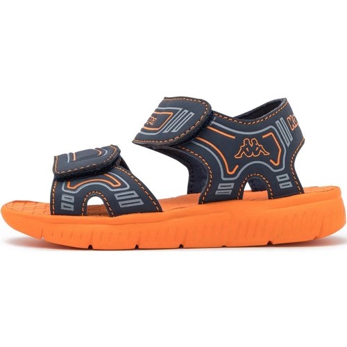 Chaussures Enfant Bottines / Boots Kappa Kaleo Orange, Gris