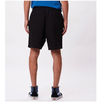Obey Easy relaxed twill short Noir