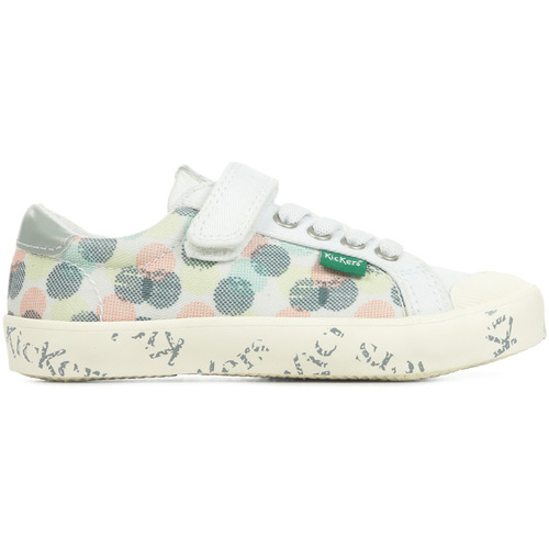 Chaussures Fille Baskets mode Kickers Gody Blanc