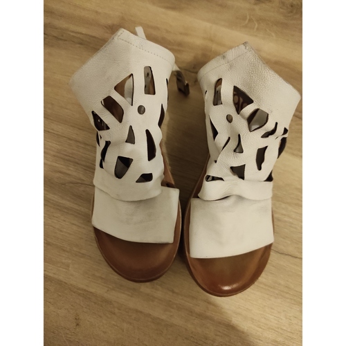 Chaussures Femme Sandales et Nu-pieds Airstep / A.S.98 Compensées Blanc