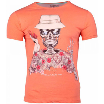 Vêtements Homme T-shirts manches courtes La Maison Blaggio MB-MODESTO Orange