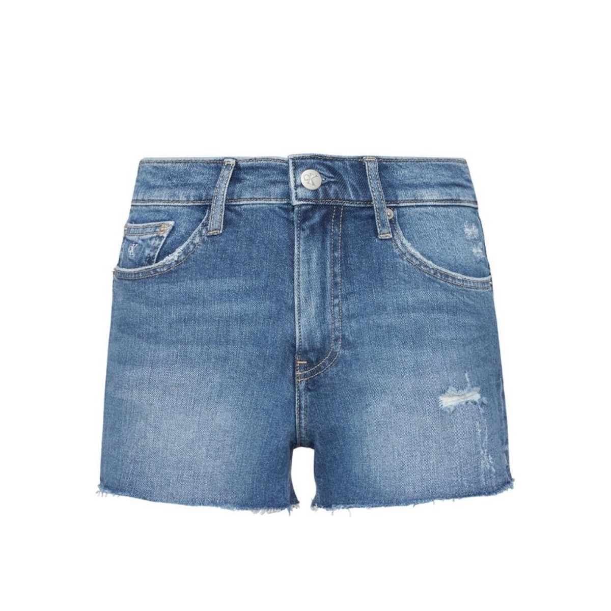 Vêtements Femme Shorts / Bermudas Calvin Klein Jeans Short en jeans  femme Ref 52664 Bleu
