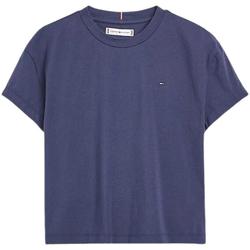 Vêtements Fille T-shirts & Koszulka Polos Tommy Hilfiger  Bleu