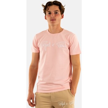 Vêtements Homme T-shirts manches courtes Project X Paris 1910076 Rose