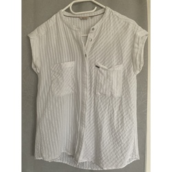 Vêtements Femme Chemises / Chemisiers Salsa Chemisette en coton Blanc