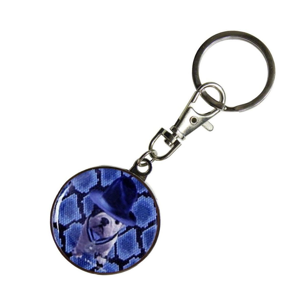 Accessoires textile Porte-clés Foxtrot Porte-clefs métallique Téo Frère Bleu