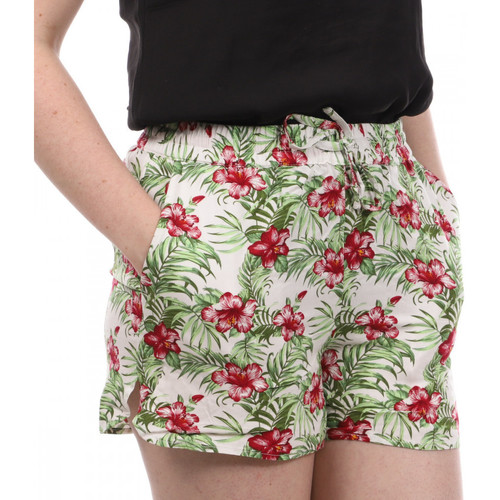 Vêtements Femme logo-patch Shorts / Bermudas Vero Moda 10245159 Blanc