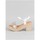 Chaussures Femme Sandales et Nu-pieds Keslem Sandalias  en color blanco para señora Blanc