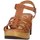 Chaussures Femme Sandales et Nu-pieds Karralli 5072 santal Femme Cuir Marron