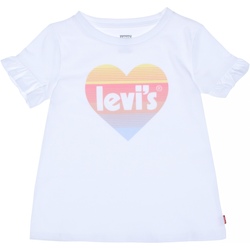 Vêtements Fille T-shirts manches courtes Levi's T-shirt bébé manches courtes Blanc