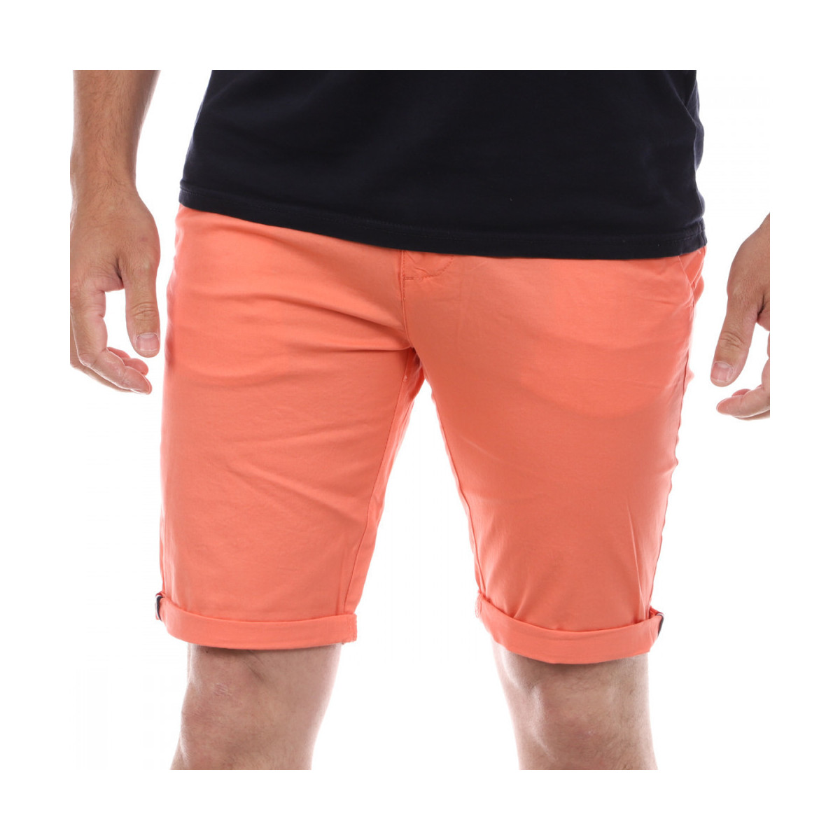 Vêtements Homme Shorts / Bermudas La Maison Blaggio MB-VENILI-3 Orange