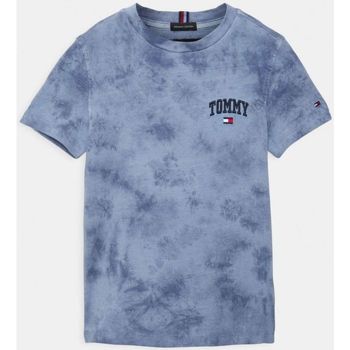 Vêtements Enfant T-shirts & Polos Tommy Hilfiger KB0KB07022 VARSITY TEE-C8I Bleu