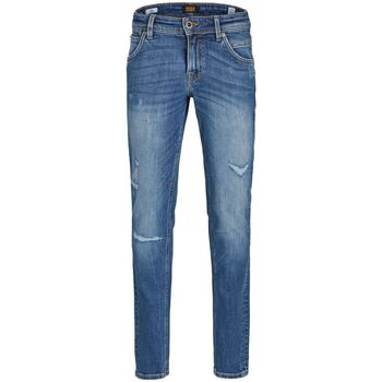 Vêtements Garçon Jeans Wars Jack & Jones 12205598 GLEEN-BLUE DENIM Bleu