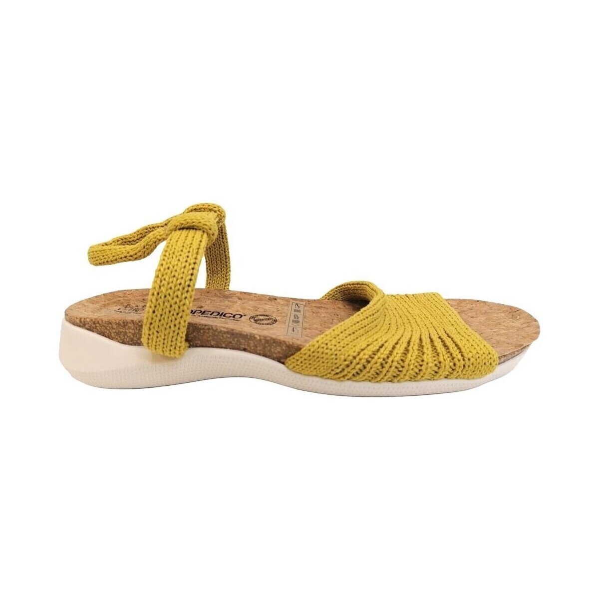 Chaussures Femme Sandales et Nu-pieds Arcopedico SANDALE  ARENAL TEJIDO AMARILO Jaune