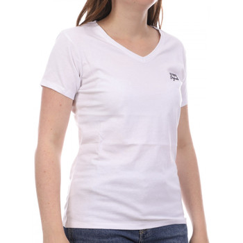 Vêtements Femme T-shirts Billabong manches courtes Lee Cooper LEE-009581 Blanc