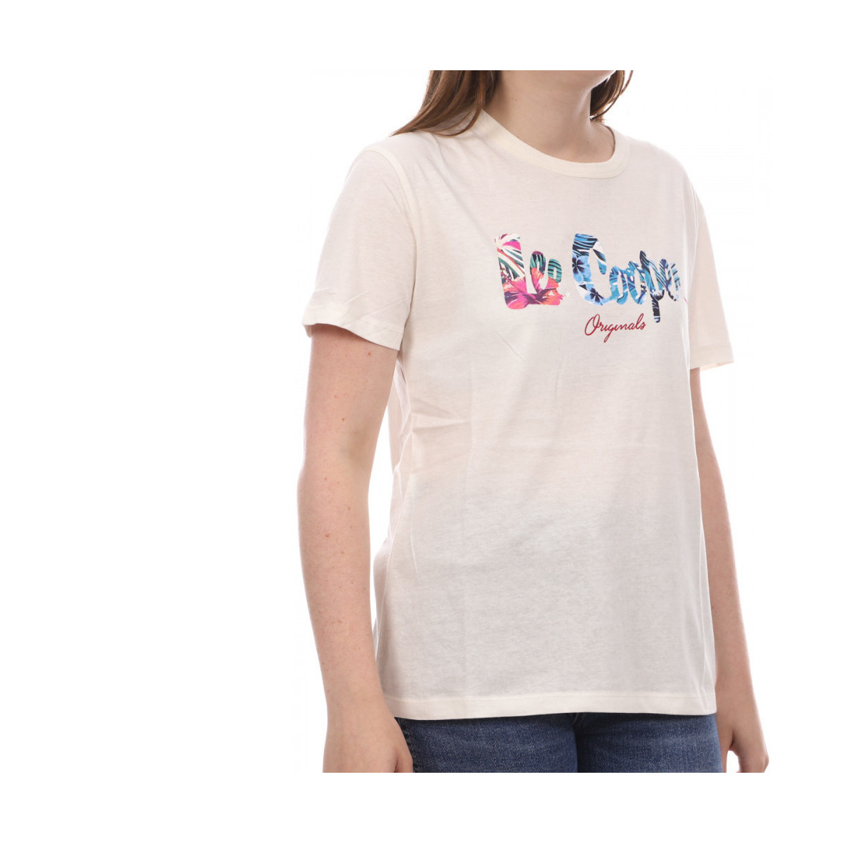 Vêtements Femme T-shirts & Polos Lee Cooper LEE-009549 Beige
