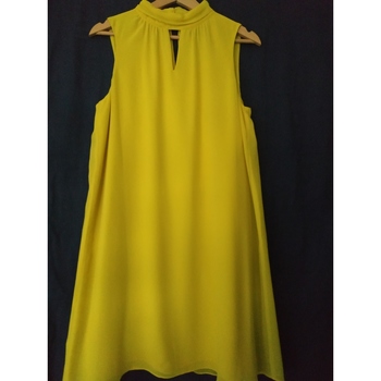 robe courte 1.2.3  robe fluide jaune citron 
