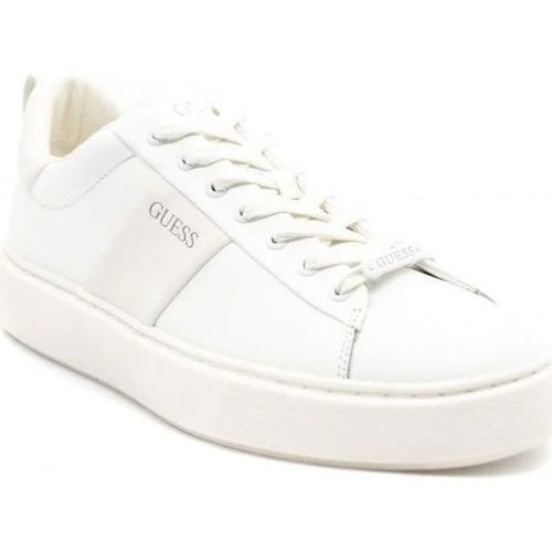 Chaussures Homme Baskets mode Guess FM5VIC LEA12 VICE-WHITE Blanc