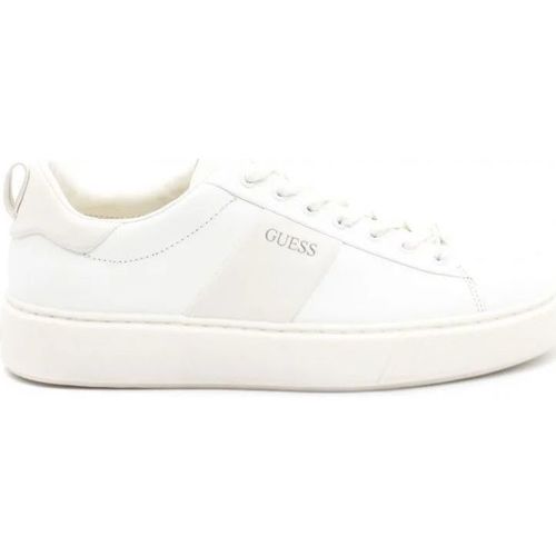 Chaussures Homme Baskets mode Guess FM5VIC LEA12 VICE-WHITE Blanc
