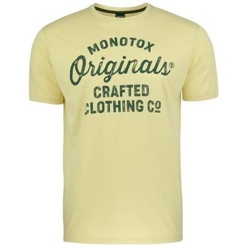 Vêtements Homme T-shirts manches courtes Monotox Originals Crafted Jaune