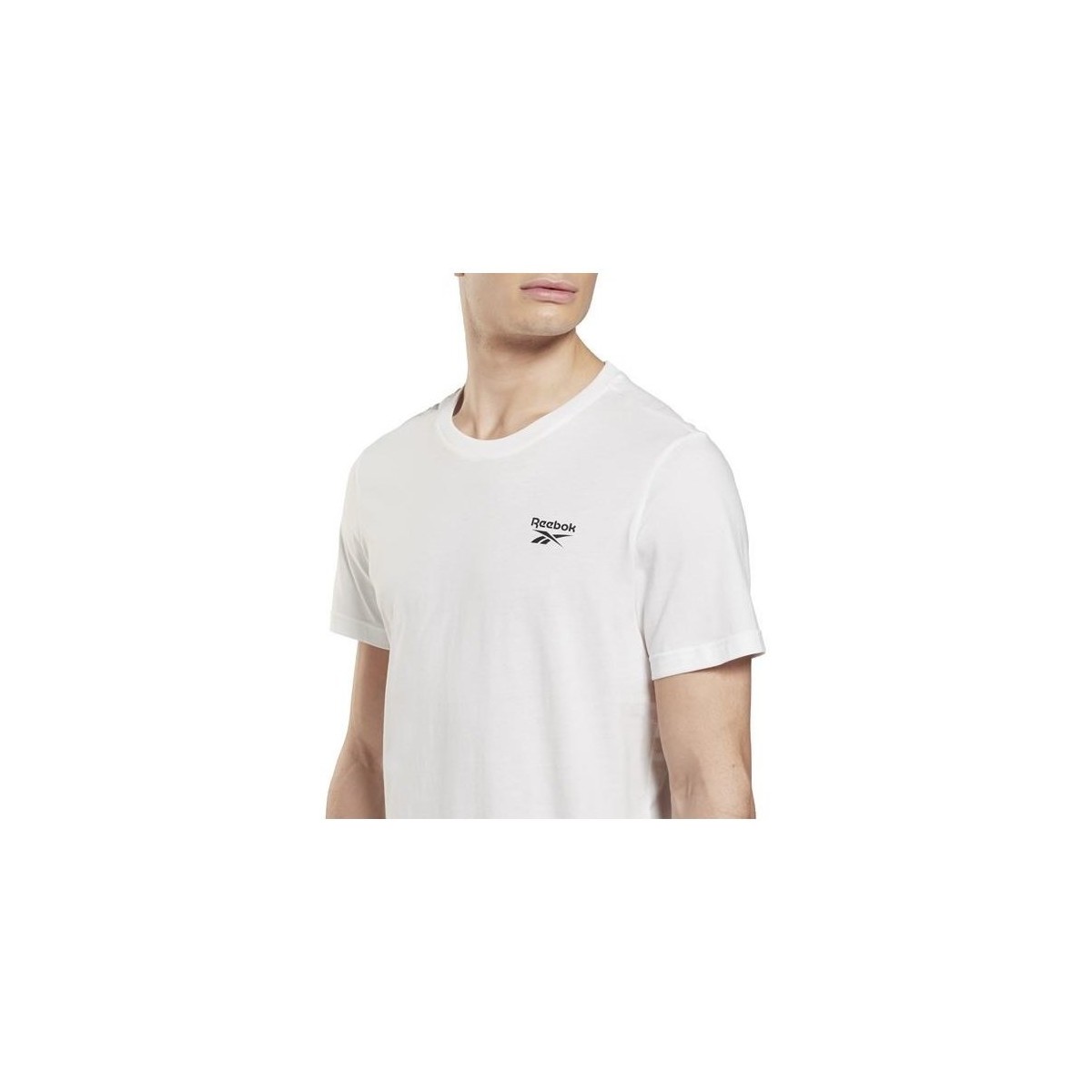 Vêtements Homme T-shirts manches courtes Reebok Sport Left Chest Logo Blanc