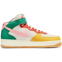 Chaussures Homme Boots Nike Air Force 1 Mid Vert, Blanc, Jaune