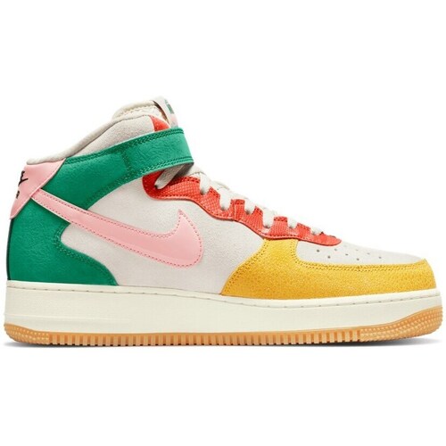 Nike Air Force 1 Mid Blanc, Jaune, Vert - Chaussures Boot Homme 208,00 €