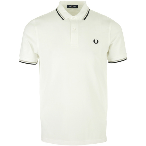 Vêtements Homme T-shirts & Polos Fred Perry Twin Tipped Shirt Blanc