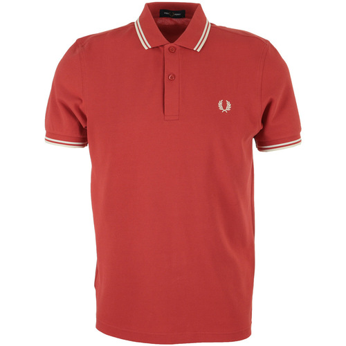 Vêtements Homme T-shirts & Polos Fred Perry Twin Tipped Shirt Rouge