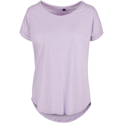 Vêtements Femme T-shirts manches longues Build Your Brand Long Violet