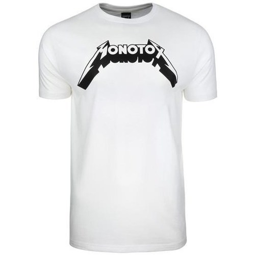 Vêtements Homme T-shirts manches courtes Monotox Metal Blanc